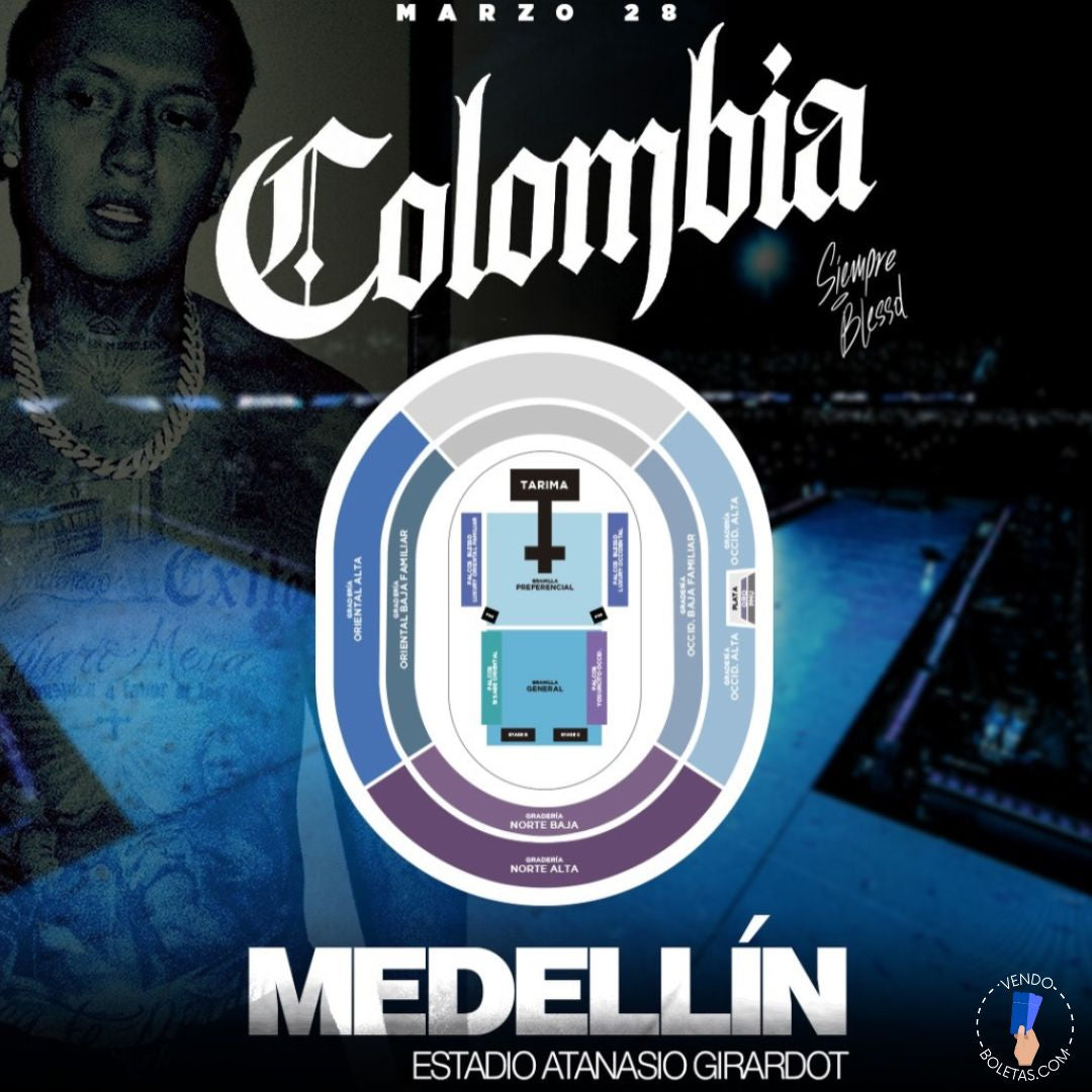 BLESSD EN MEDELLÍN, ESTADIO ATANASIO GIRARDOT