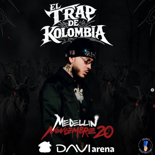 KRIS R, EL TRAP DE KOLOMBIA, EN EL DAVIARENA