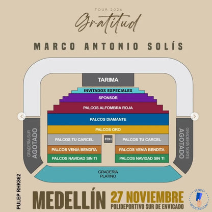 MARCO ANTONIO SOLIS, MEDELLÍN