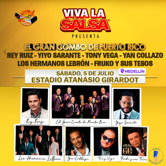 VIVA LA SALSA, EN MEDELLÍN